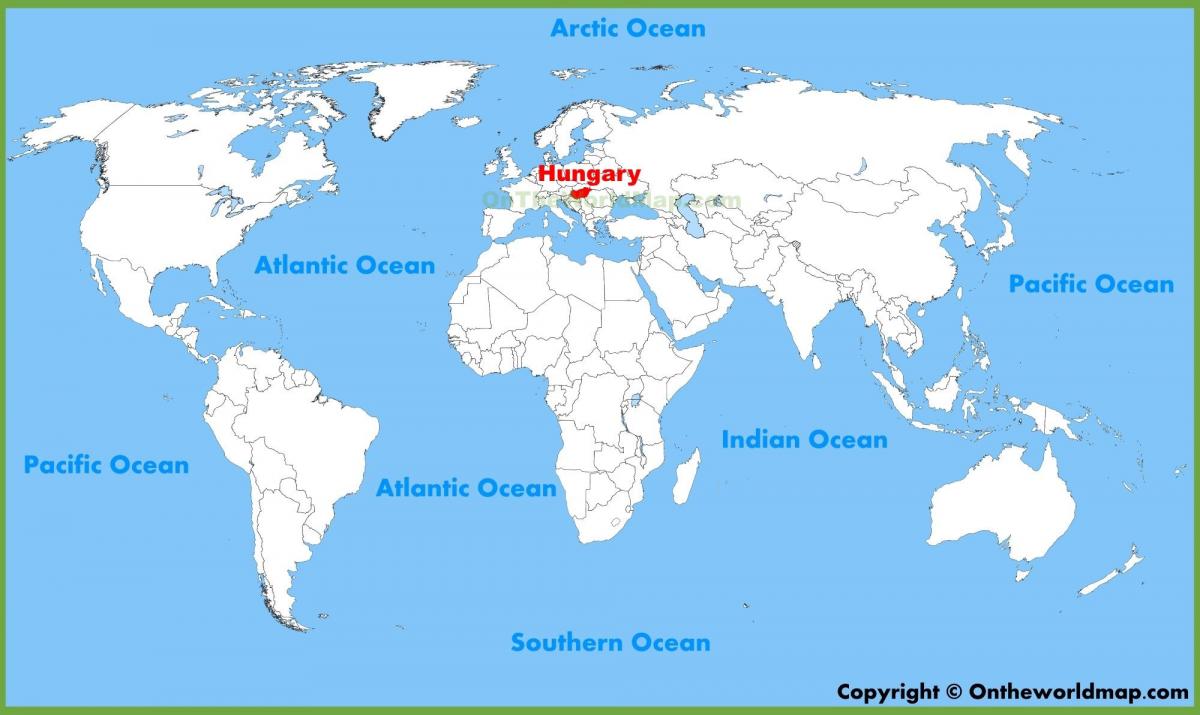 bản đồ thế giới hungary budapest