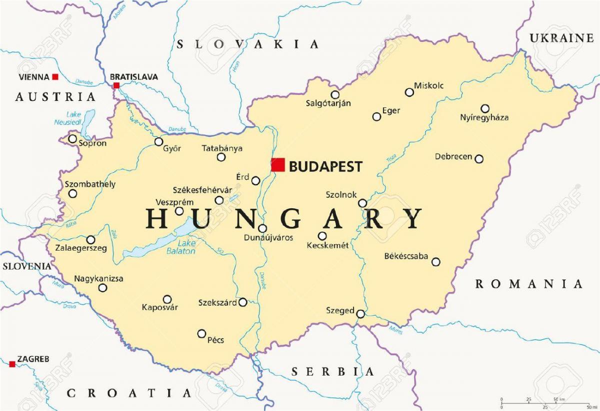 budapest vị trí bản đồ thế giới