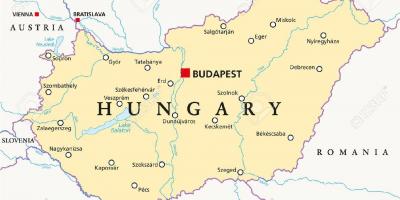 Budapest vị trí bản đồ thế giới