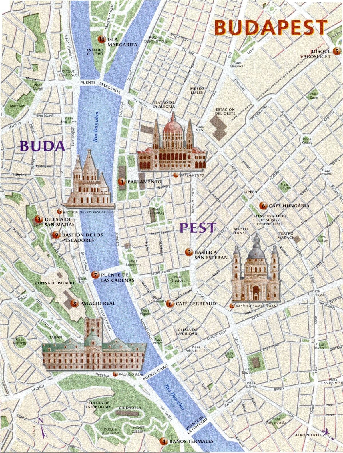 budapest mốc bản đồ