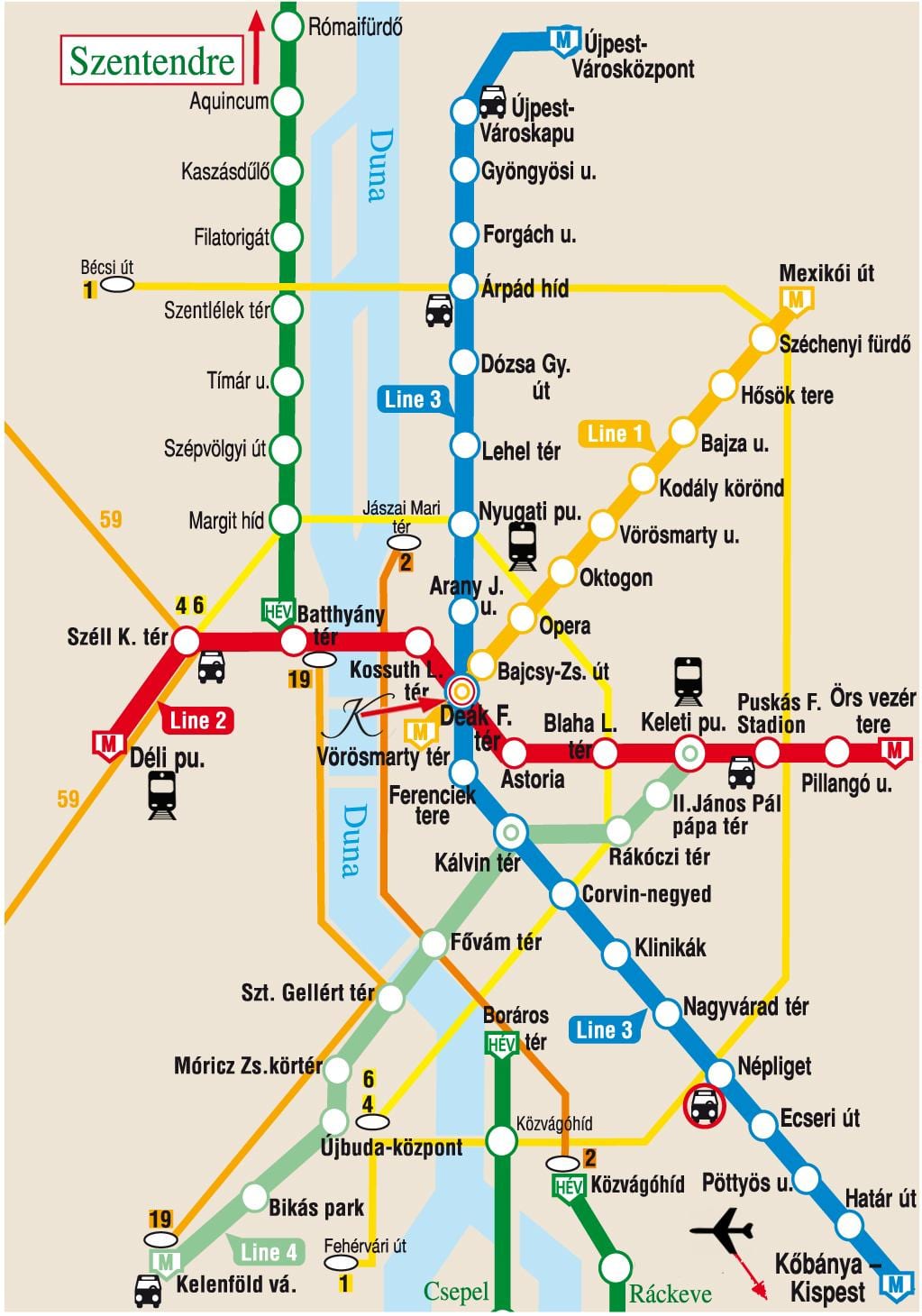 keleti trạm budapest bản đồ
