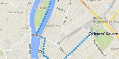Bản đồ của anh hùng vuông budapest