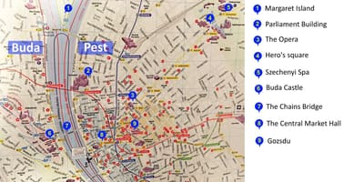 Lâu đài đồi budapest bản đồ