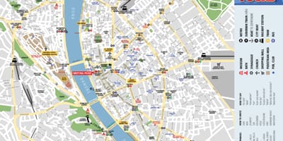 Bản đồ của budapest đi