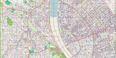 Đường phố, bản đồ của budapest hungary