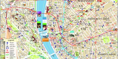 Đi Budapest bản đồ