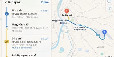 Budapest kelenfold ga xe lửa bản đồ