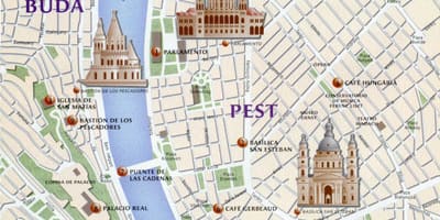 Budapest mốc bản đồ