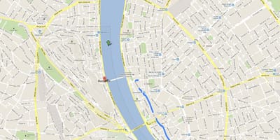 Bản đồ của đường phố vaci budapest