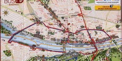 Xe buýt lớn du lịch budapest bản đồ